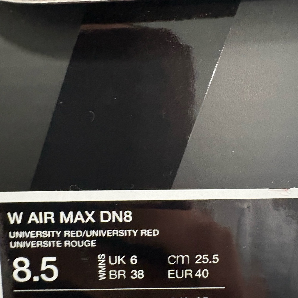 Nike Red Women's Air Max Athletic Sneakers - Picture 13 of 15